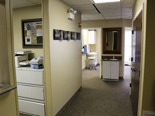 Office tour, hallway